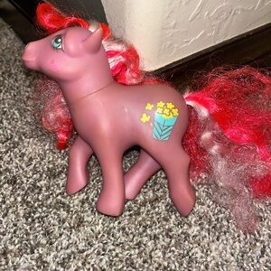 My Little Pony G1 -Caramel Crunch Candy Cane Popcorn Vintage 1984